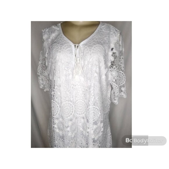 Beautiful White Knit Top 2X - Picture 1 of 7